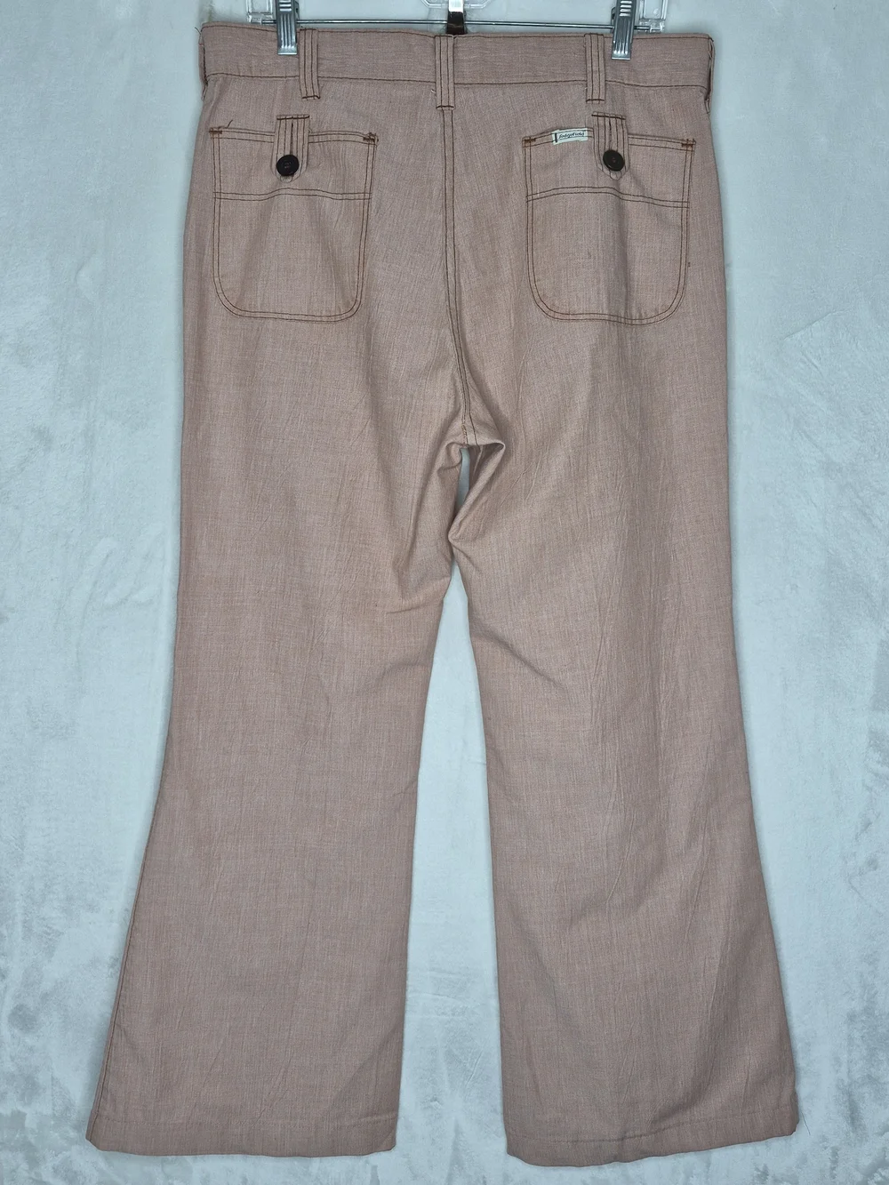 Vintage 70s Sedgefield Flare Bell Bottom Pants Mens 36x34